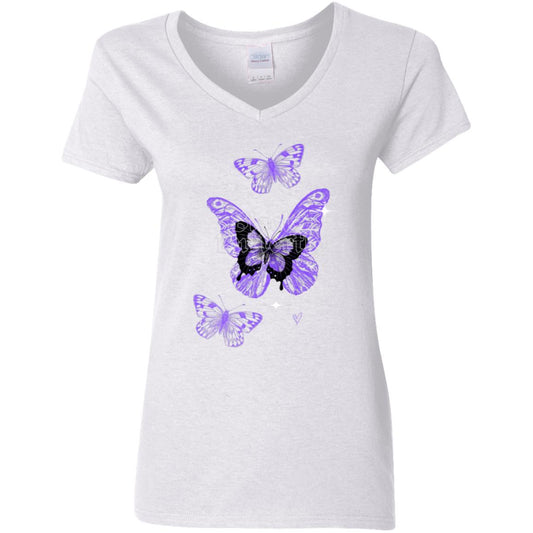 G500VL Ladies' 5.3 oz. V-Neck T-Shirt