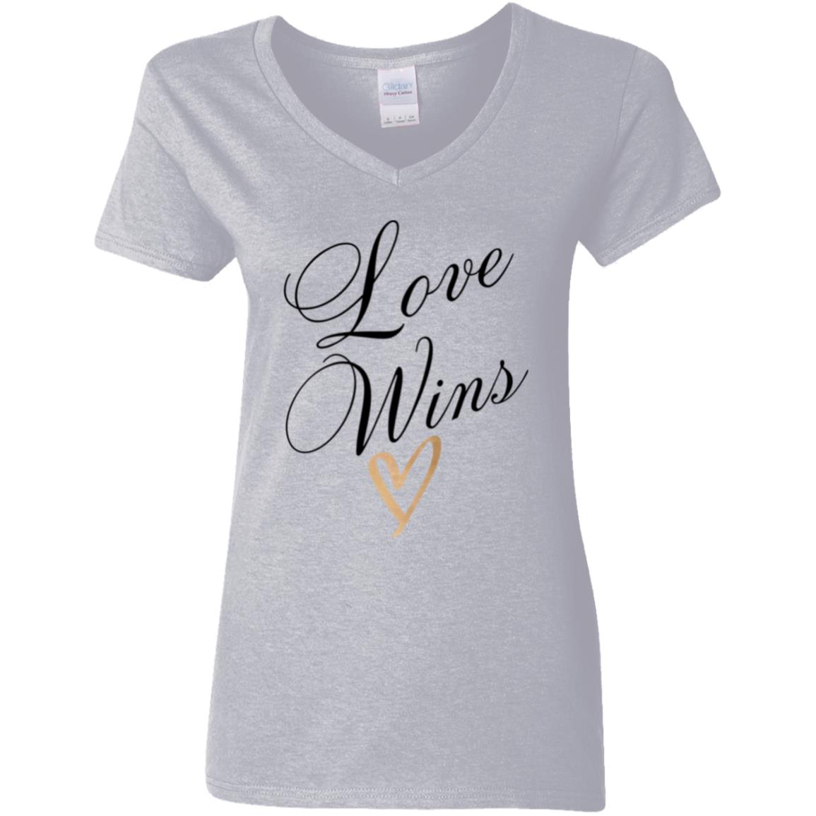 G500VL Ladies' 5.3 oz. V-Neck T-Shirt