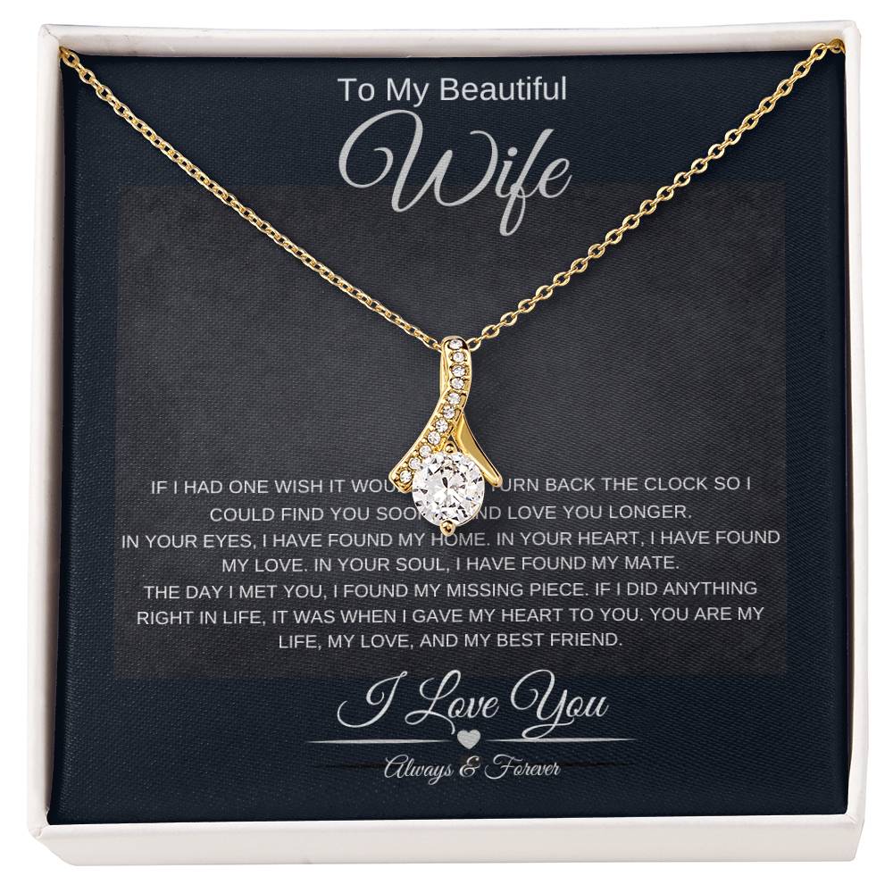 Beautiful Wife Always & Forever Alluring Necklace