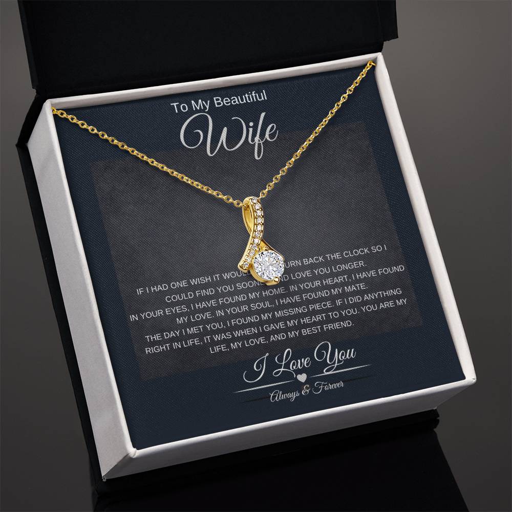 Beautiful Wife Always & Forever Alluring Necklace