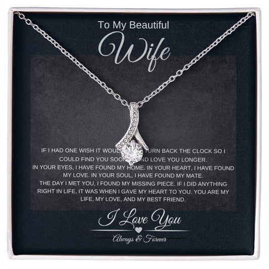 Beautiful Wife Always & Forever Alluring Necklace