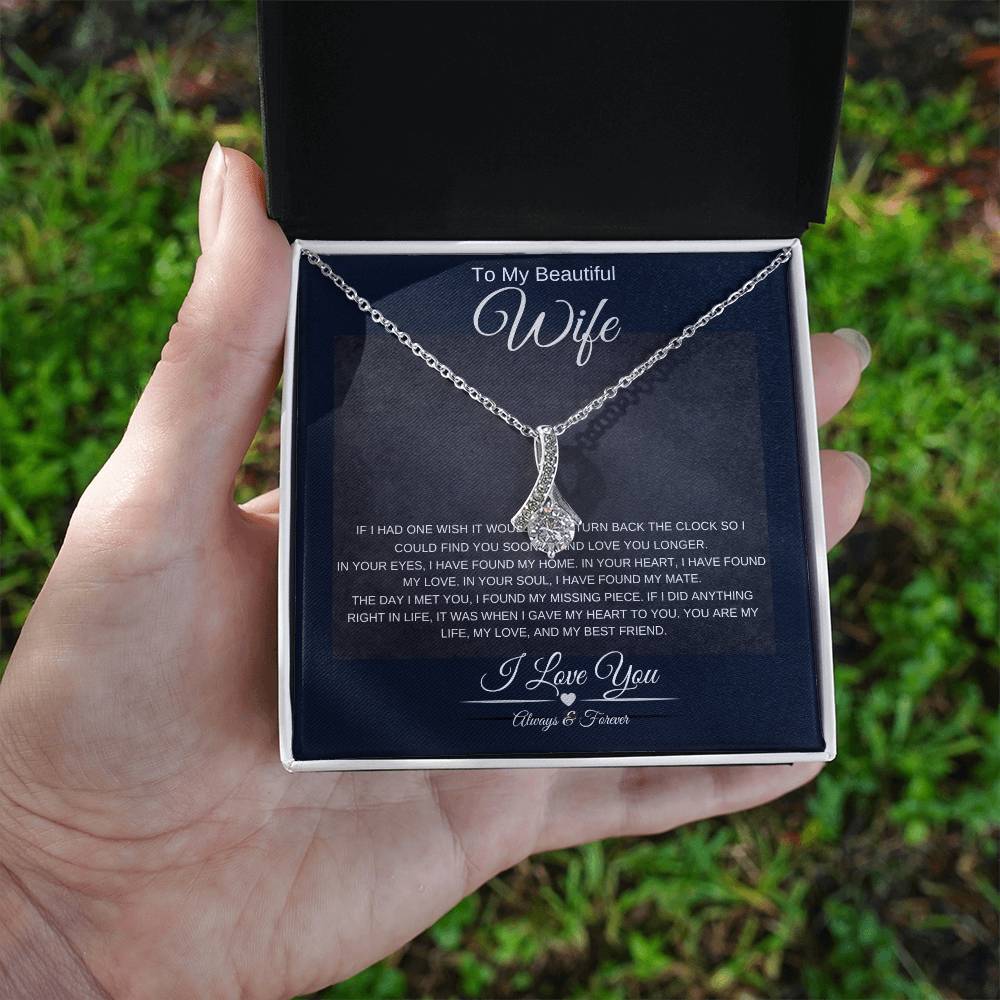 Beautiful Wife Always & Forever Alluring Necklace