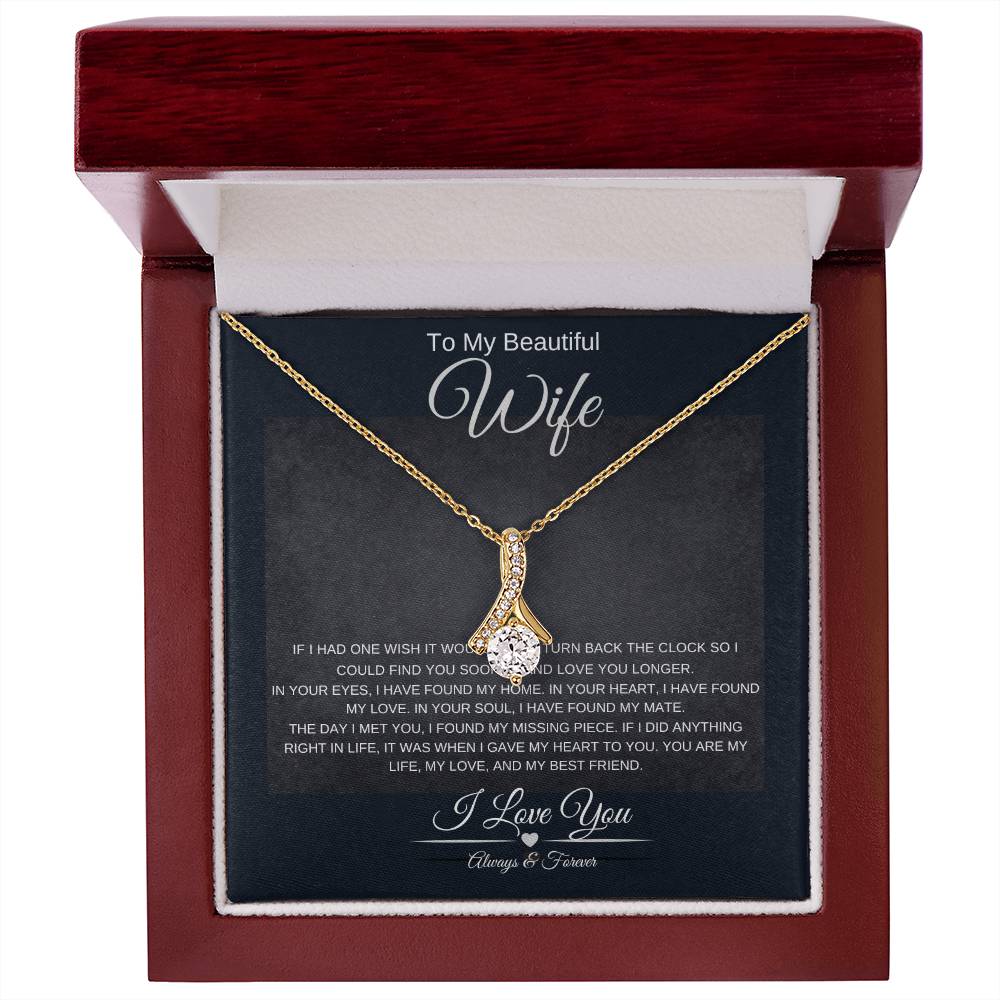 Beautiful Wife Always & Forever Alluring Necklace