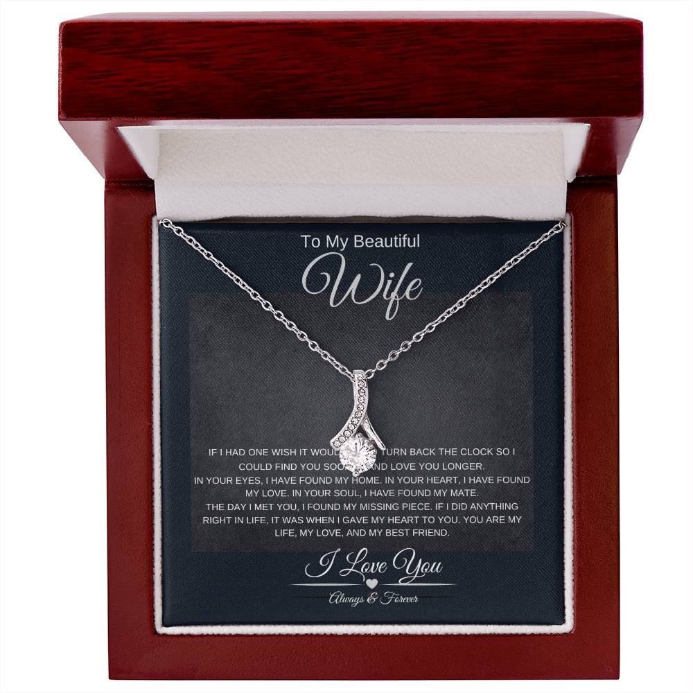 Beautiful Wife Always & Forever Alluring Necklace