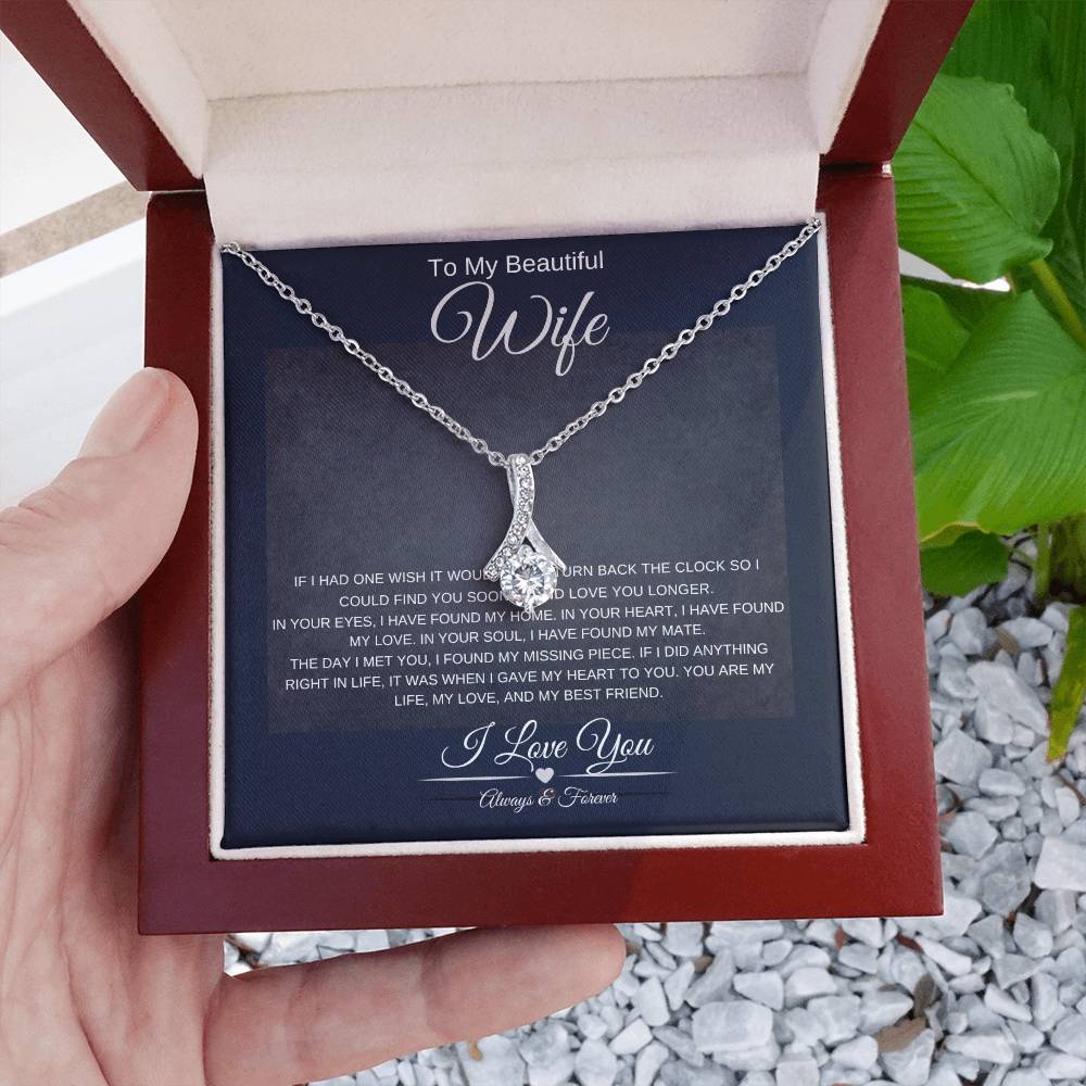 Beautiful Wife Always & Forever Alluring Necklace