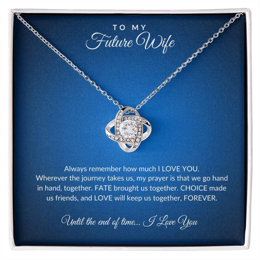 Future WIfe Love Knot Necklace