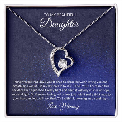 Love Mommy Heart Necklace