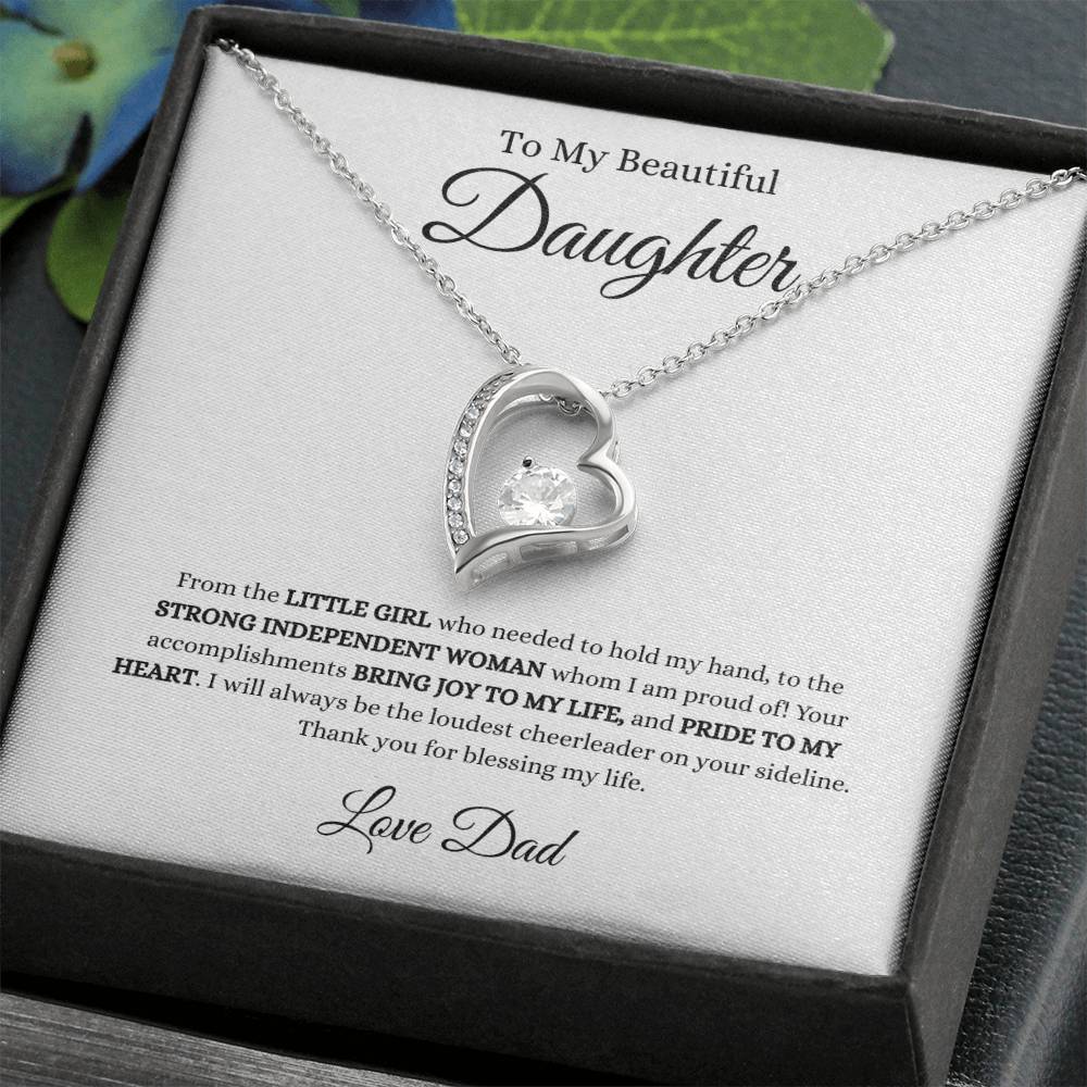 Love Dad Heart Necklace